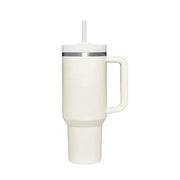 Brand 40 Oz Tumbler With Lids And Straws Handle Straw Stainless Steel Vacuum Insulated Iced Coffee Mugs Thermal Cups for Car - Lacatang Shop