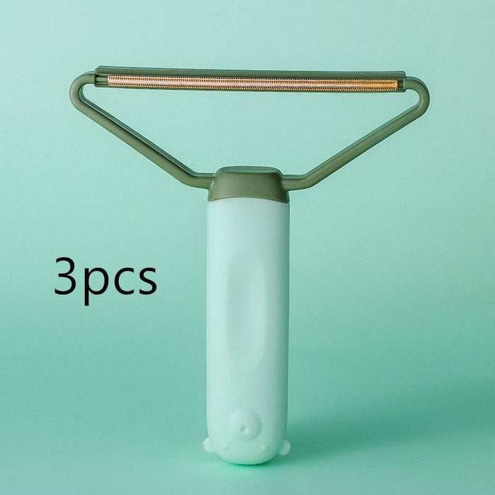 Pet Cat Dog Hair Remover Dematting Comb Double-Sided Sofa Clothes Shaver Lint Rollers for Cleaning Pets Comb Brush Removal Mitts Brush - Lacatang Shop