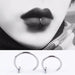 Ladies Personality Non-porous Lip Ring Medical Titanium Steel Oral Perforation Prosthetic Hoop Nasal Septum Accessories Gift2021 - Lacatang Shop