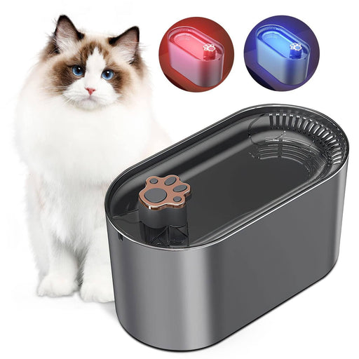 3L Cat Water Fountain Filter Automatic Drinker For Dogs Cats Pet Water Dispenser Ultra-Quiet Water Dispenser With LED Light Pet Products - Lacatang Shop