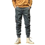 CAAYU Joggers Cargo Pants Mens Casual Y2k Multi - Pocket Male Trousers Sweatpants Streetwear Techwear Military Green Track Pants - Lacatang Shop