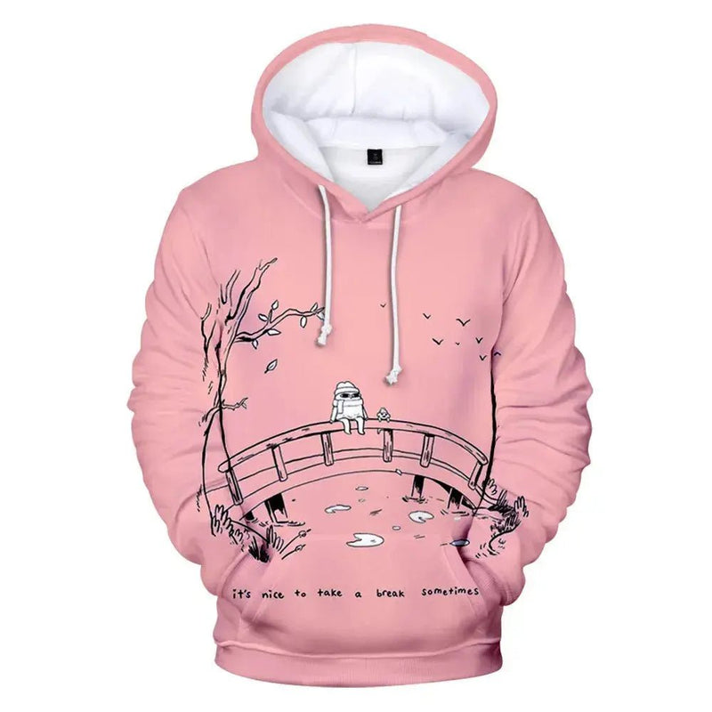 Cartoon Funny Big Eyes Ketnipz 3D Print Oversized Women/Men Hoodie Sweatshirt Harajuku Streetwear Hip Hop Pullover Hooded Jacket - Lacatang Shop