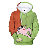 Cartoon Funny Big Eyes Ketnipz 3D Print Oversized Women/Men Hoodie Sweatshirt Harajuku Streetwear Hip Hop Pullover Hooded Jacket - Lacatang Shop
