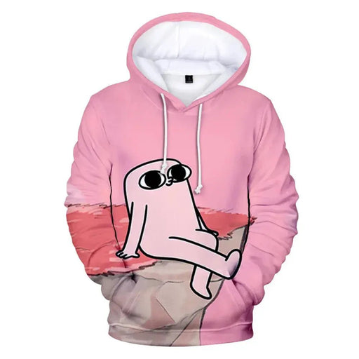 Cartoon Funny Big Eyes Ketnipz 3D Print Oversized Women/Men Hoodie Sweatshirt Harajuku Streetwear Hip Hop Pullover Hooded Jacket - Lacatang Shop