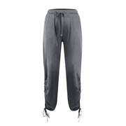 Casual Trousers For Womens Soild Harlan Pants Baggy Women'S Slacks Thin Summer Streetwear With· Hem Drawstring Ropa De Mujer - Lacatang Shop