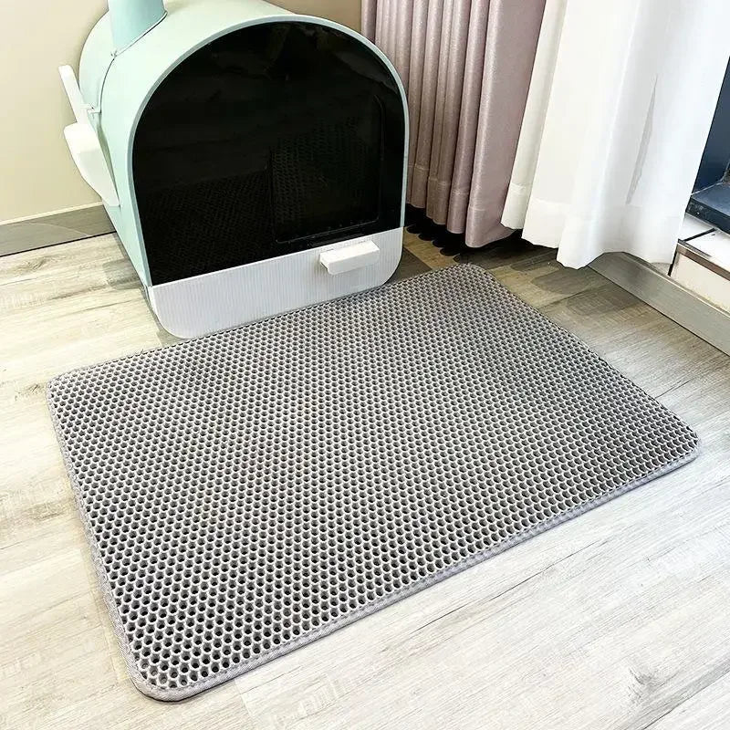 Cat Litter Mat Pet Toilet Waterproof Double Layer Pet Litter Box Mat Nonslip Sand Cat Washable Mat Clean Pad Pet Clean Supplies - Lacatang Shop
