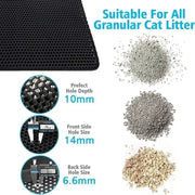 Cat Litter Mat Pet Toilet Waterproof Double Layer Pet Litter Box Mat Nonslip Sand Cat Washable Mat Clean Pad Pet Clean Supplies - Lacatang Shop