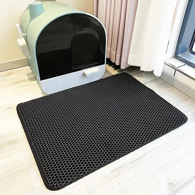 Cat Litter Mat Pet Toilet Waterproof Double Layer Pet Litter Box Mat Nonslip Sand Cat Washable Mat Clean Pad Pet Clean Supplies - Lacatang Shop