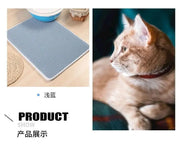 Cat Litter Mat With Gift Double Layer Waterproof Pet Litter Box Mat Non - slip Sand Cat Pad Washable Bed Mat Clean Pad Products - Lacatang Shop
