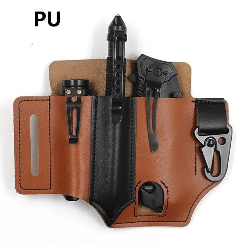 Professional Title: "Tactical Leather Multi-Tool Belt Bag for Outdoor Camping and Hunting" Professional Title: "Tactical Leather Multi-Tool Belt Bag for Outdoor   AliExpress Lacatang Shop 