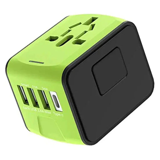 Universal Travel Adapter with 4 USB Ports and Type-C Socket - Worldwide Compatibility Universal Travel Adapter with 4 USB Ports and Type-C Socket -   AliExpress Lacatang Shop 