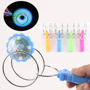Colorful LED Magnetic Spinning Top Toy for Children - Hand Cranked and Luminous Colorful LED Magnetic Spinning Top Toy for Kids - Hand Cranked Fun  AliExpress Lacatang Shop 