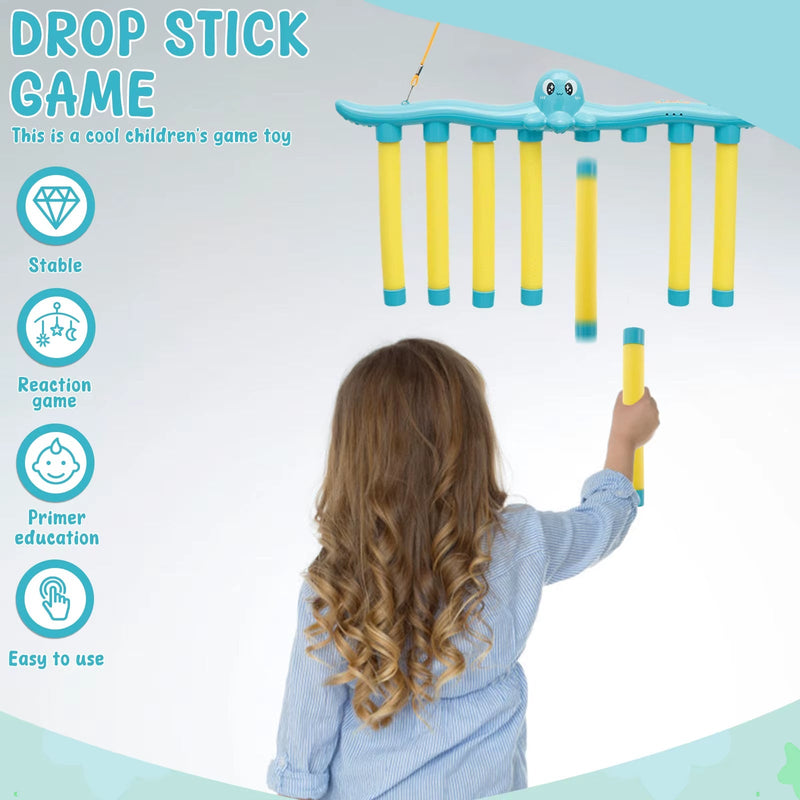 Challenge Falling Sticks Game Kids Stick Catching Toy Training Reaction Hand Eye Educational Parent - Child Interactive Toy Sports - Lacatang Shop