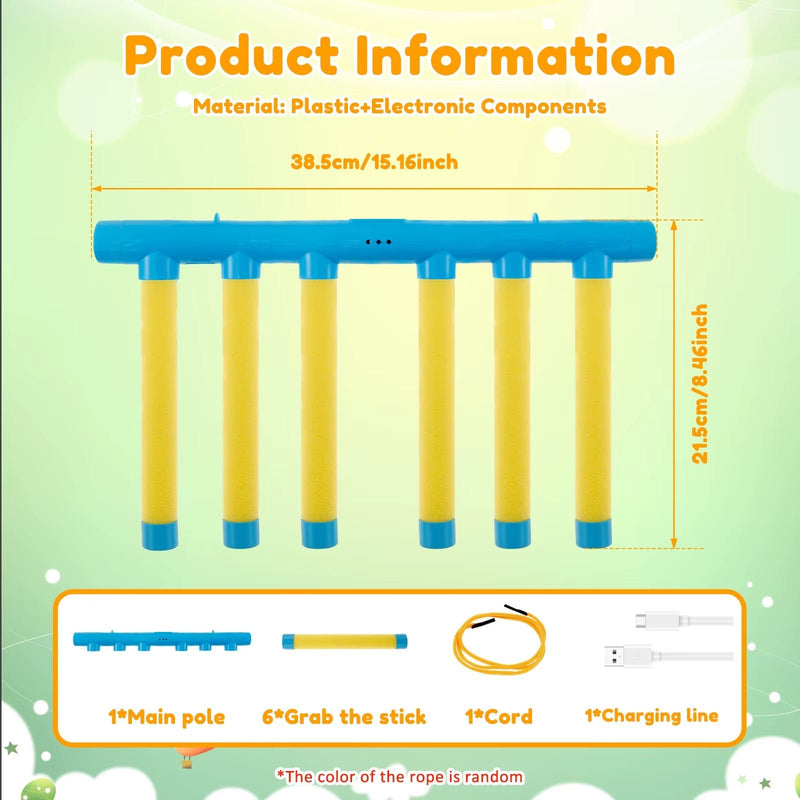 Challenge Falling Sticks Game Kids Stick Catching Toy Training Reaction Hand Eye Educational Parent - Child Interactive Toy Sports - Lacatang Shop