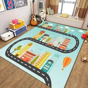Children's Non - Slip Crawling Carpet for Living Room and Bedroom Decor - Soft Flannel Area Rug - Lacatang Shop