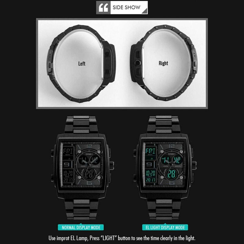 Chronograph Men's Digital Army Military Sport Watch - Lacatang Shop