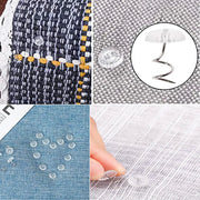 Clear Twist Upholstery Tack Pins - 50 Pack - Lacatang Shop