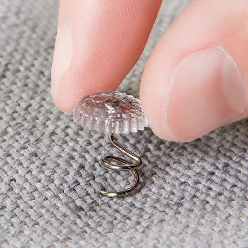 Clear Twist Upholstery Tack Pins - 50 Pack - Lacatang Shop