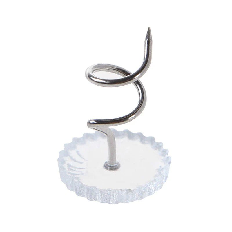 Clear Twist Upholstery Tack Pins - 50 Pack - Lacatang Shop