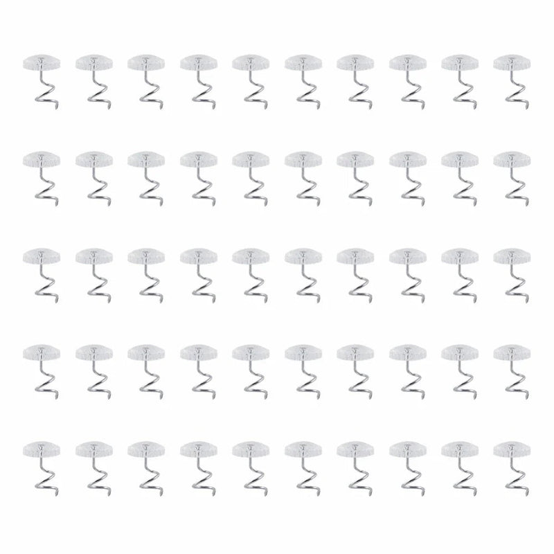 Clear Twist Upholstery Tack Pins - 50 Pack - Lacatang Shop