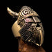 Excellent crafted Men's horned Viking Warrior Ring - antiqued Brass - Lacatang Shop