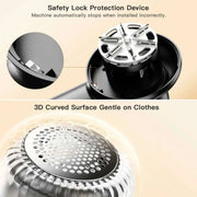 coldSky Electric Lint Remover Rechargeable Lint Remover Clothes Sweater Defuzzer Intelligent Digital Display Lint Shaver Trimmer - Lacatang Shop