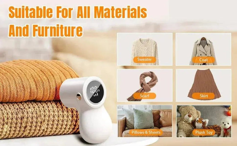 coldSky Lint Remover for Clothes with 2 Replaceable Blades Rechargeable Fabric Shaver 3 - Speeds Electric Lint Shaver for Sweater - Lacatang Shop