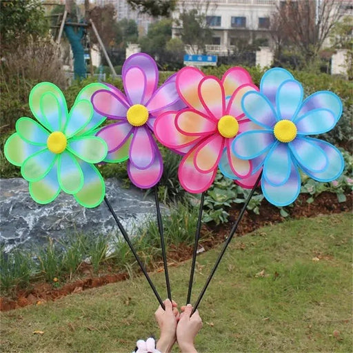 Colorful Double - Layered Wind Spinners for Outdoor Garden and Lawn Decoration - Lacatang Shop