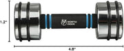 CompactFit Chrome Dumbbells (5 - 50Lb) - Lacatang Shop