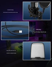 Computer USB Radio Microphone Apple Apple Applicable Mac Microphone MacBook Conference Video Microphone - Lacatang Shop