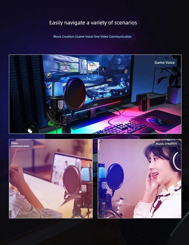 Computer USB Radio Microphone Apple Apple Applicable Mac Microphone MacBook Conference Video Microphone - Lacatang Shop