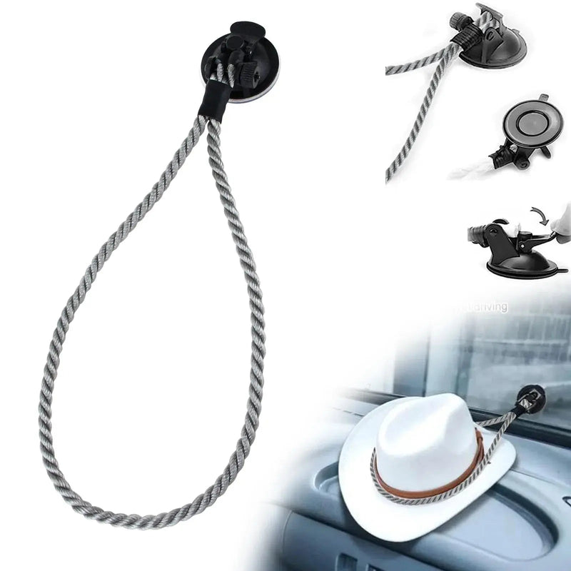 Cowboy Hat Holder Hat Mounts Universal Hat Hanger For Truck/Suv/Vehicle Cowboy Rope Organizer Handmade Hat Rack DROPSHIPPING - Lacatang Shop