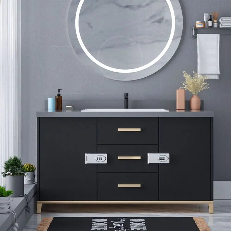 Creative 3 - digit Cabinet Door Lock Protect Antirust Code Lock ABS and Stainless Steel Firm Baby Safety Locks Kids - Lacatang Shop