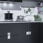 Creative 3 - digit Cabinet Door Lock Protect Antirust Code Lock ABS and Stainless Steel Firm Baby Safety Locks Kids - Lacatang Shop