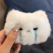 Creative Plush Rabbit Pendant Stuffed Doll Hanging Ornament Rabbit Keychain Make A Sound Couple Key Ring Bag Decoration - Lacatang Shop