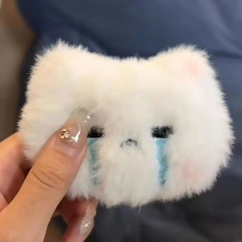 Creative Plush Rabbit Pendant Stuffed Doll Hanging Ornament Rabbit Keychain Make A Sound Couple Key Ring Bag Decoration - Lacatang Shop