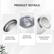 Cute Cartoon Pucca 20oz Stainless Steel Insulated Thermal Coffee Car Cup Cold Hot Mugs Vacuum Flask - Lacatang Shop