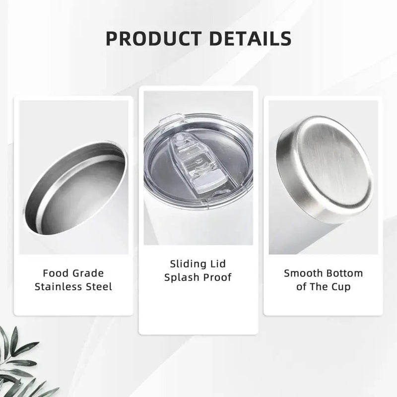 Cute Cartoon Pucca 20oz Stainless Steel Insulated Thermal Coffee Car Cup Cold Hot Mugs Vacuum Flask - Lacatang Shop