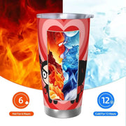 Cute Cartoon Pucca 20oz Stainless Steel Insulated Thermal Coffee Car Cup Cold Hot Mugs Vacuum Flask - Lacatang Shop