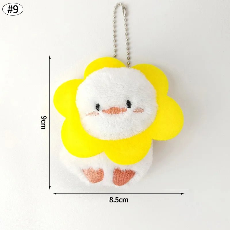 Cute Crying Rabbit Couple Keychain Mini Funny Doll Plush Keyring Bag Pendant Charms Backpack Decor Classroom Prizes Guest Gifts - Lacatang Shop