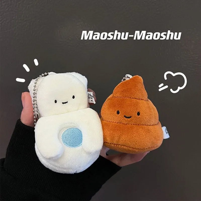 Cute Crying Rabbit Couple Keychain Mini Funny Doll Plush Keyring Bag Pendant Charms Backpack Decor Classroom Prizes Guest Gifts - Lacatang Shop