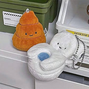 Cute Crying Rabbit Couple Keychain Mini Funny Doll Plush Keyring Bag Pendant Charms Backpack Decor Classroom Prizes Guest Gifts - Lacatang Shop