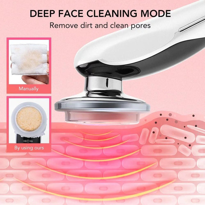 7 in 1 Face Lift Device - EMS RF Microcurrent Skin Rejuvenation, Facial Massager, Light Therapy, anti Aging /Wrinkle /Beauty Apparatus - Unisex - Lacatang Shop