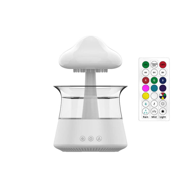 Relax Cloud Rain Diffuser: Ultrasonic Aromatherapy Humidifier with Colorful Lamp - Lacatang Shop