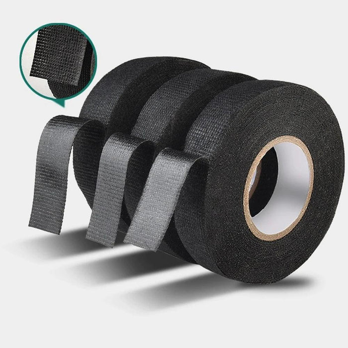 Electrical Tape Heat-resistant Harness Bundle Insulation Auto Wiring Fabric Cloth Wrap Waterproof Cable Organizer Adhesive Tapes - Lacatang Shop