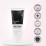 Skin Smoothening Bumps Eraser Exfoliating Body Scrub | for Bumpy & Dry Skin, Keratosis Pilaris & Ingrown Hair | Glycolic Acid, Lactic Acid & Spirulina | All Skin Types | for Women & Men | 100Ml | Anveya