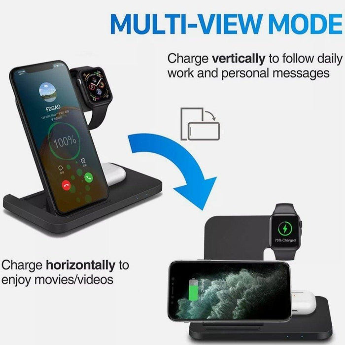 Ninja Dragons 3 in1 Wireless Foldable Charging Station - Lacatang Shop