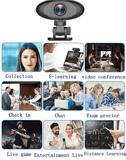 HD 1080P Webcam Noise Reducing USB Computer Desktop Camera - Lacatang Shop