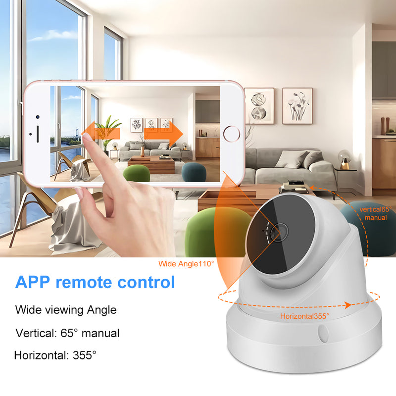 HD 1080P WiFi IP Baby Monitor Camera with PTZ and Night Vision Features