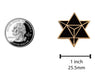 Star Merkaba / Tetrahedron – Enamel Pin - Lacatang Shop